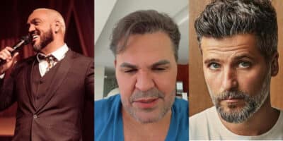 Belo, Eduardo Costa e Bruno Gagliasso (Imagem: Montagem)