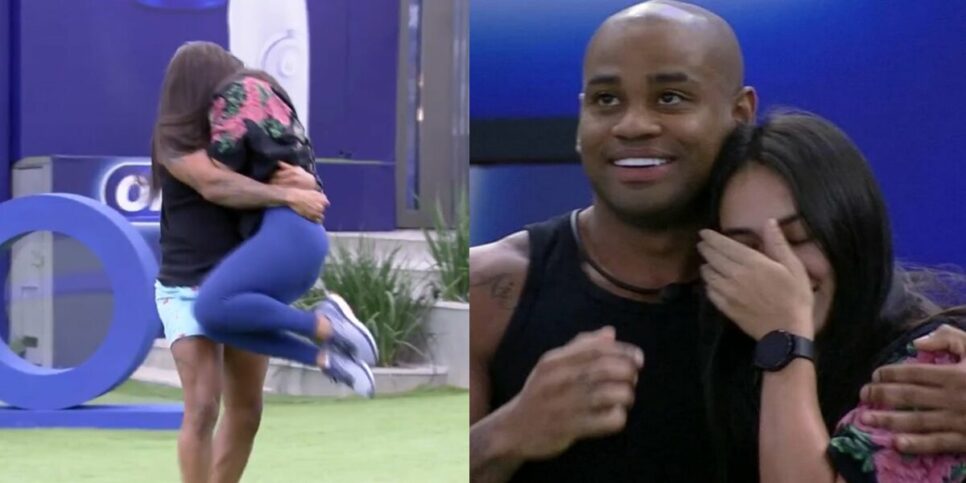 Cezar e Larissa venceram a Prova do Anjo do BBB23 (Foto: Reprodução / Globoplay)