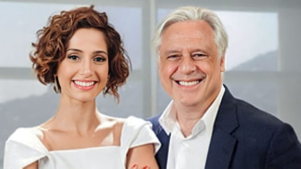 Camila Pitanga e Antônio Fagundes em novela da Globo