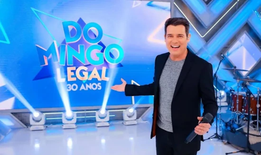 O contratado de Silvio Santos teve que enfrentar saia justa (Foto: Reprodução)