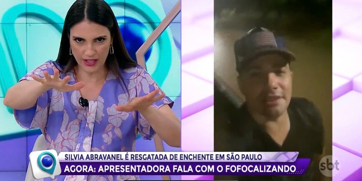 Chris Flores mostrou vídeo do sertanejo ilhado com filha do patrão e conversou com ela por telefone 