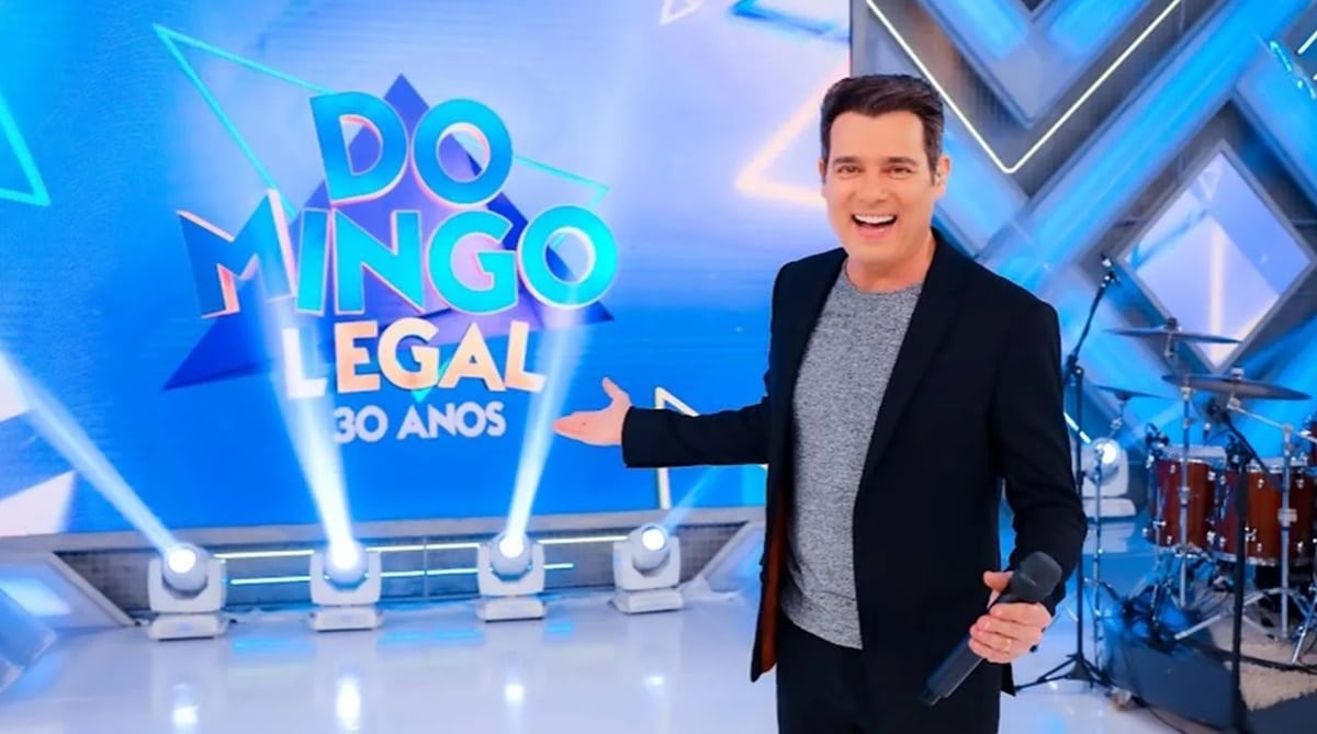 Celso Portiolli no especial de 30 anos do Domingo Legal