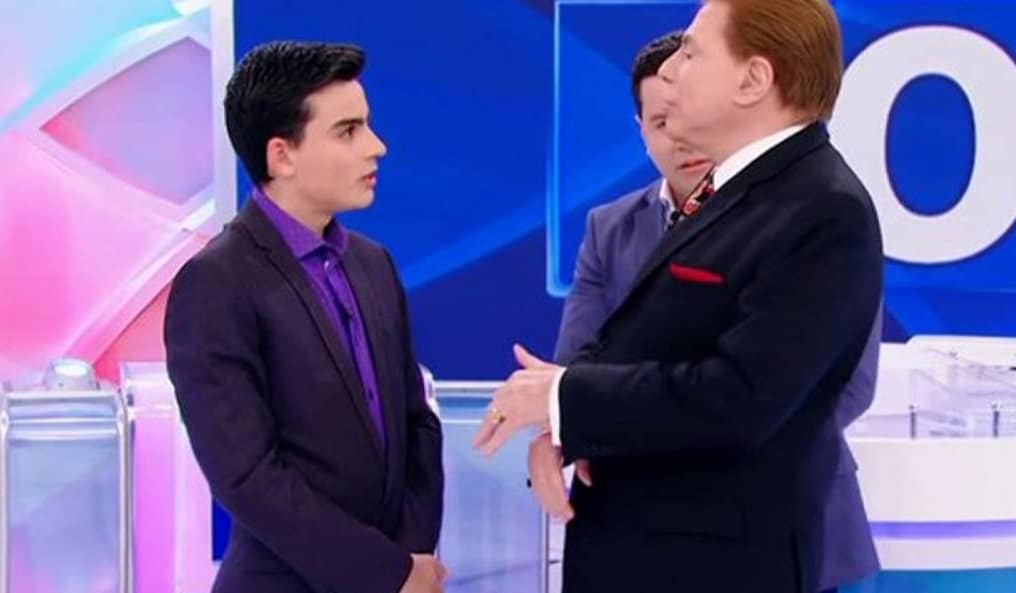 Silvio Santos e seu pupilo