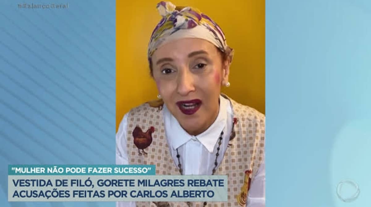 O vídeo de Gorete Milagres, em suas redes sociais, virou notícia na TV