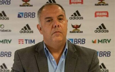 Marcos Braz recebe apoio do Flamengo após agredir torcedor (Foto: Reprodução)