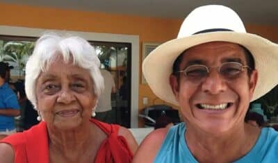 Aos 92 anos, mãe de Zeca Pagodinho faleceu enquanto dormia  Foto: Reprodução