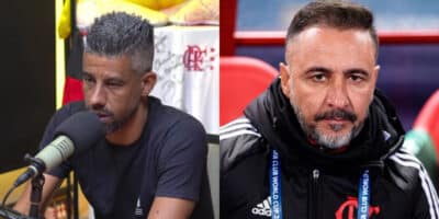 Léo Moura criticou decisões de Vítor Pereira no Flamengo (Imagem: Montagem)