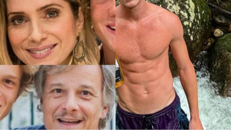 Letícia Spiller e Marcello Novaes são pais de um gato
