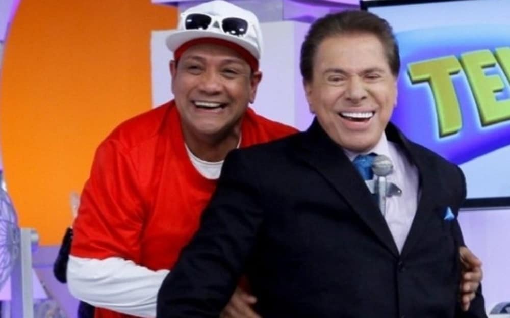 Silvio Santos com seu fiel escudeiro que se manteve no canal 