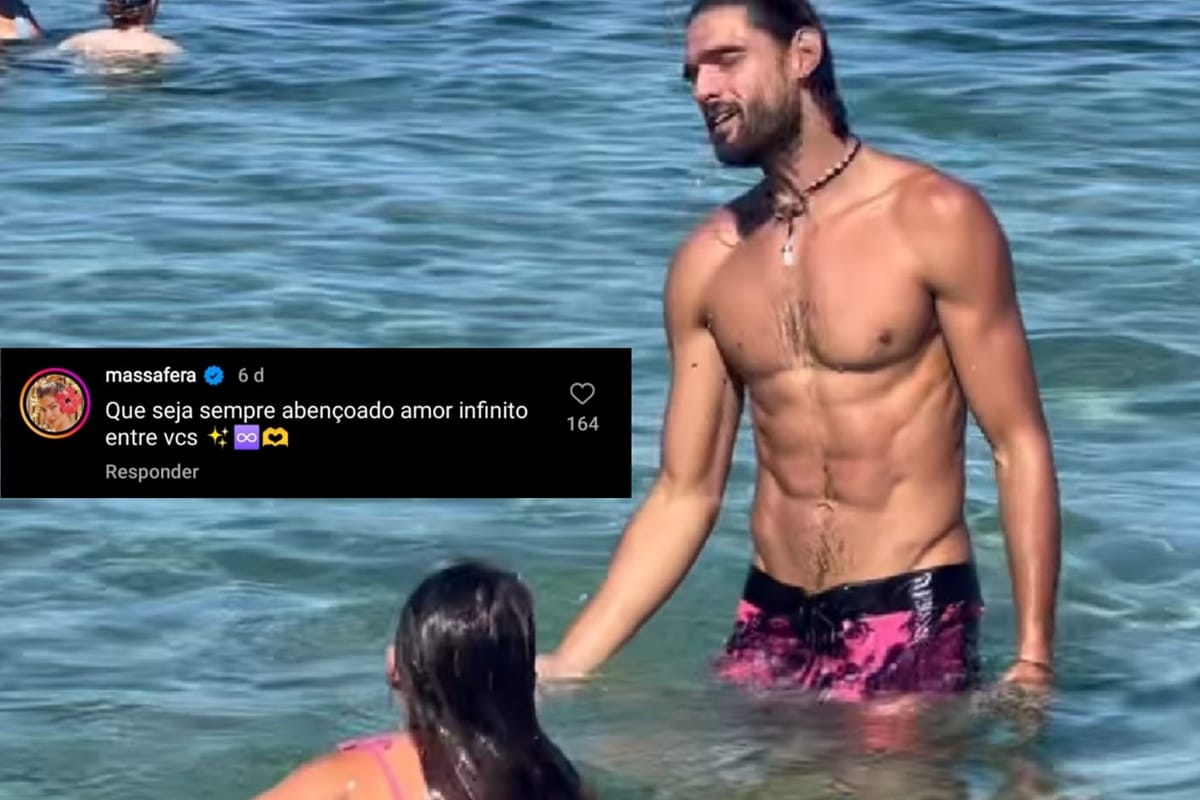 A Musa da Globo comentou na foto do bonitão e deixou escapar mais uma dica do suposto affair 