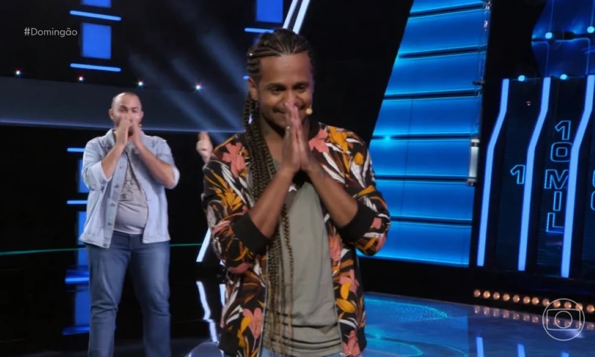 Participante do The Wall faleceu após participar do quadro do Domingão (Foto: Reprodução/Globo)