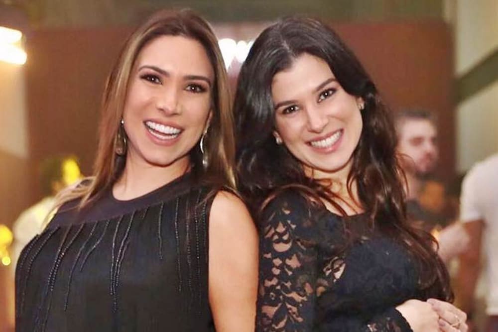 As duas pupilas do pai: A apresentadora Patrícia Abravanel e a admnistradora das empresas e caçula do patrão