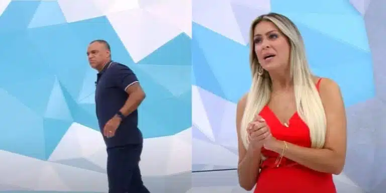 Denílson não apareceu na Band e Renata Fan falou sobre situação (Foto: Montagem)