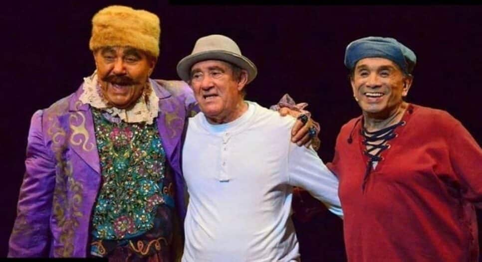 Roberto Guilherme, Renato Aragão e Dedé Santana