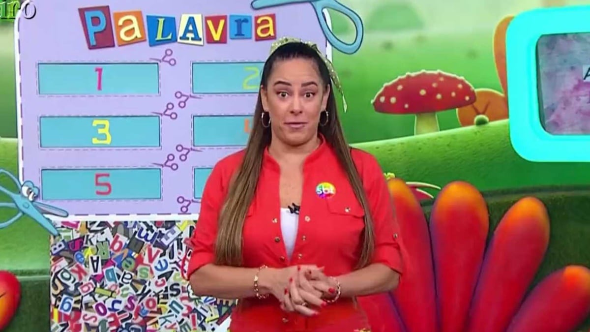 Silvia Abravanel no tempo em que comandava o extinto Bom Dia & Cia