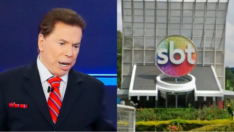 Silvio Santos e a sede do SBT em São Paulo