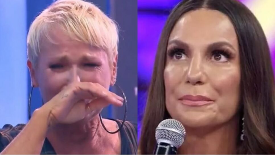 Xuxa em lágrimas e Ivete Sangalo