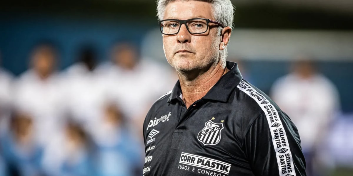 Odair Helmann, técnico do Santos (Imagem Reprodução Internet)