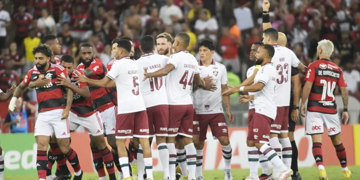 Flamengo e Fluminense se enfrentaram na final do Campeonato Carioca (Imagem Reprodução Internet)