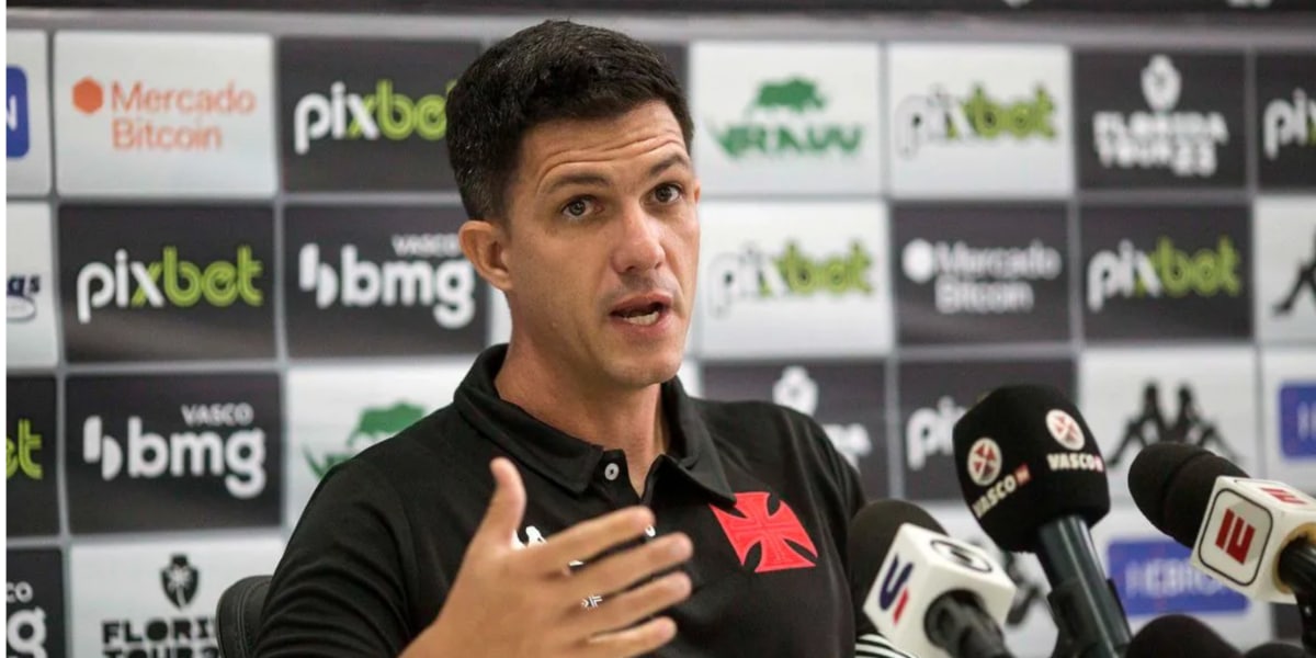 Marício Barbieri, técnico do Vasco (Imagem Reprodução Internet)