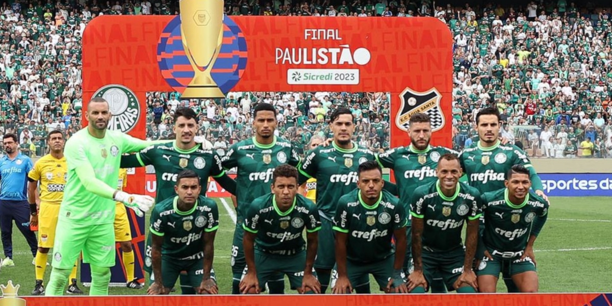 Palmeiras campeão do campeonato paulista 2023 (Imagem Reprodução Internet)