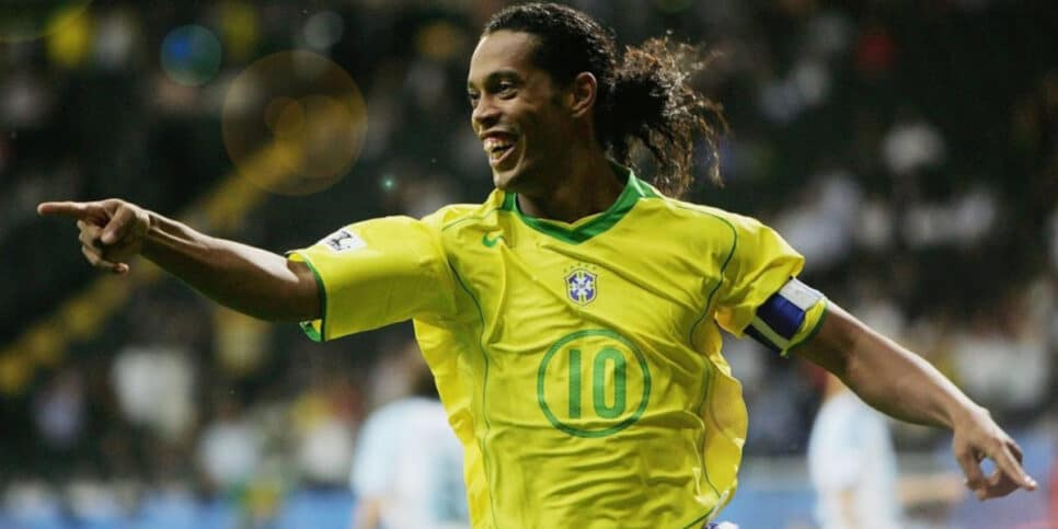 Ronaldinho Gaúcho foi camisa 10 da Seleção Brasileira (Imagem Reprodução Internet)