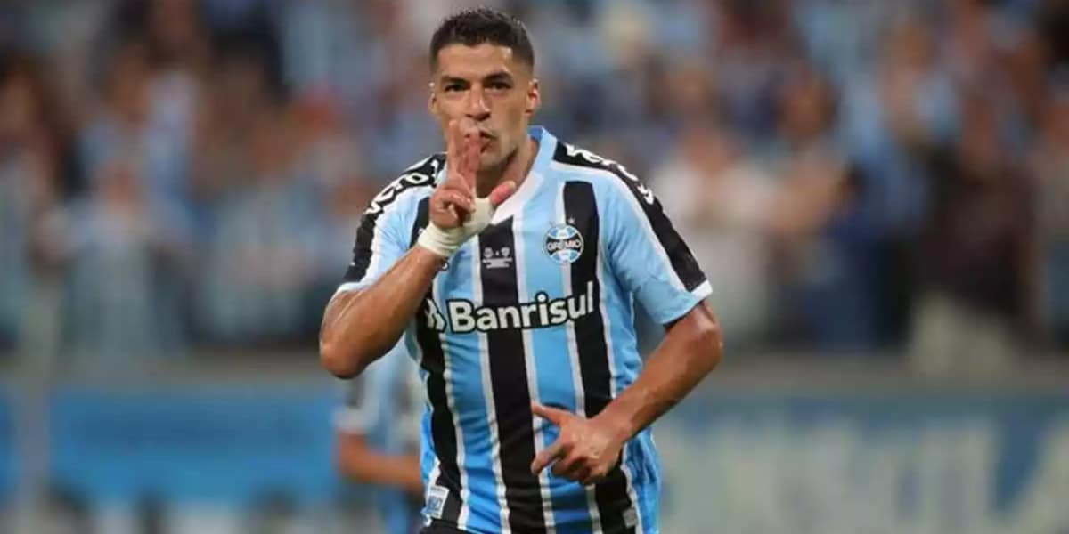 Luis Suárez joga pelo Grêmio (Foto: Reprodução/Internet)