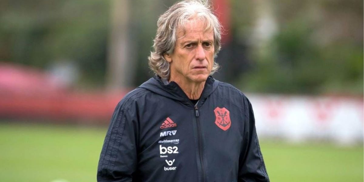 Jorge Jesus, técnico do Flamengo (Imagem Reprodução Internet)