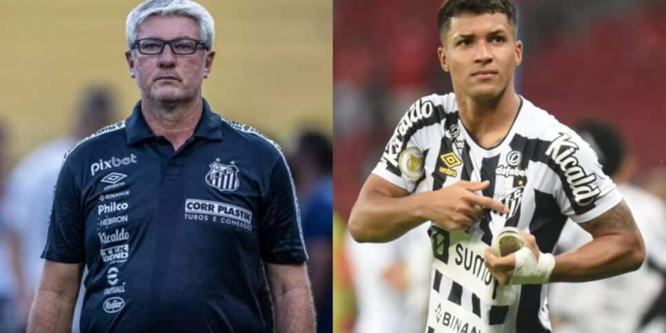 Odair Hellmann toma decisão com relação à Marcos Leonardo no Santos (Imagem Reprodução Internet)