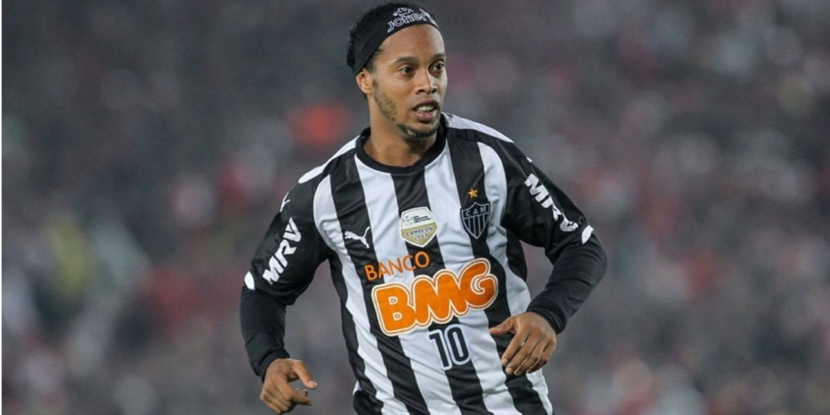 Ronaldinho Gaúcho já jogou pelo Atlético-MG (Imagem Reprodução/Internet)