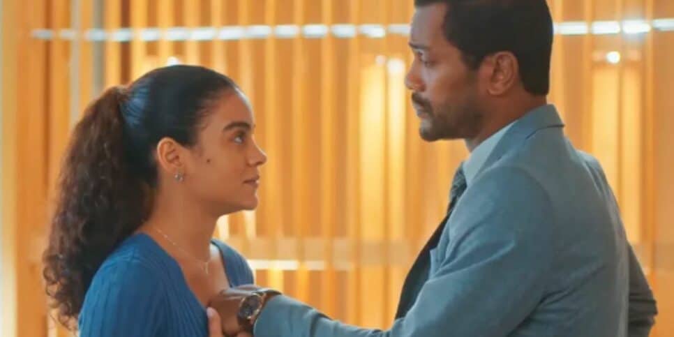 Vai na Fé Veja o encontro emocionado de Ben e Jenifer após saberem que são pai e filha