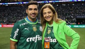 Abel Ferreira e Leila Pereira são as estrelas do clube de futebol (Foto: Cesar Greco/ SE Palmeiras)