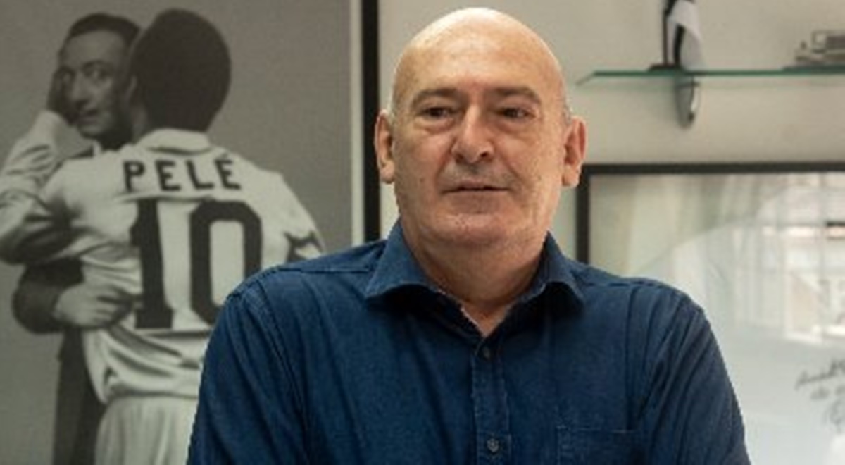 O dirigente do Santos, Andres Rueda