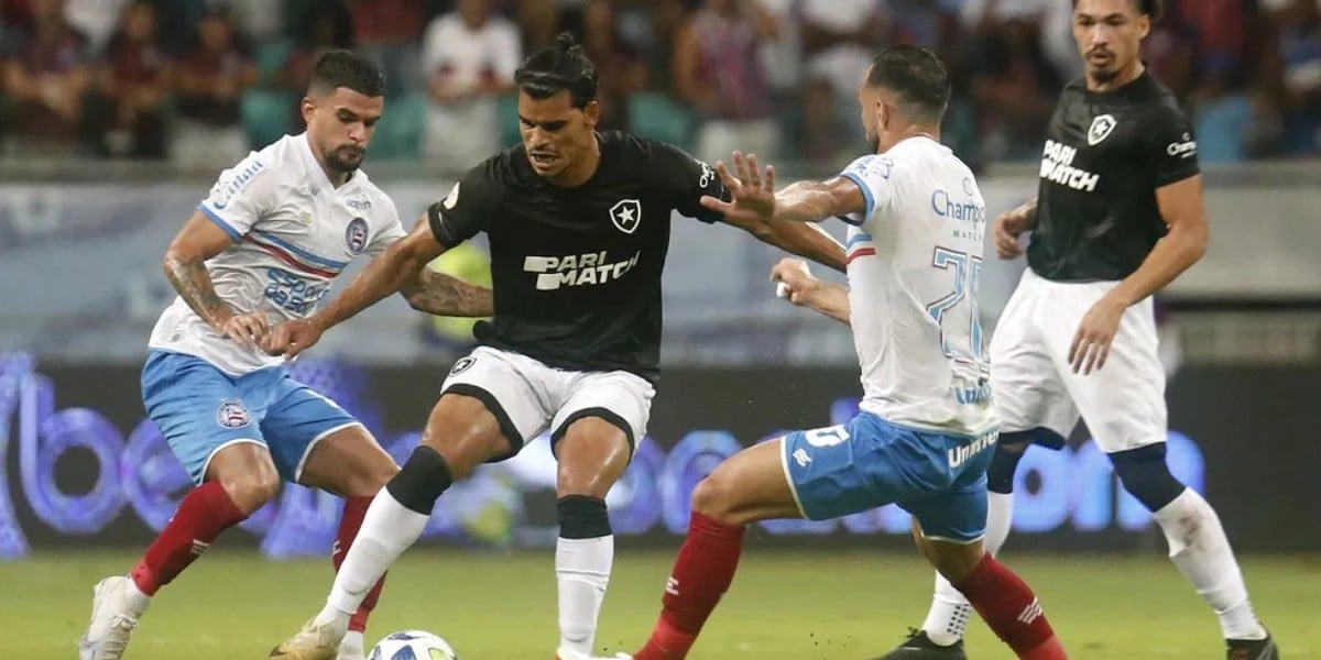 Danilo Barbosa na partida entre Bahia x Botafogo (Foto: Vítor Silva/Botafogo)