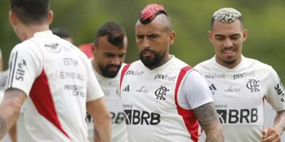 Vidal vai desfalcar o Flamengo (Foto: Reprodução / Internet)