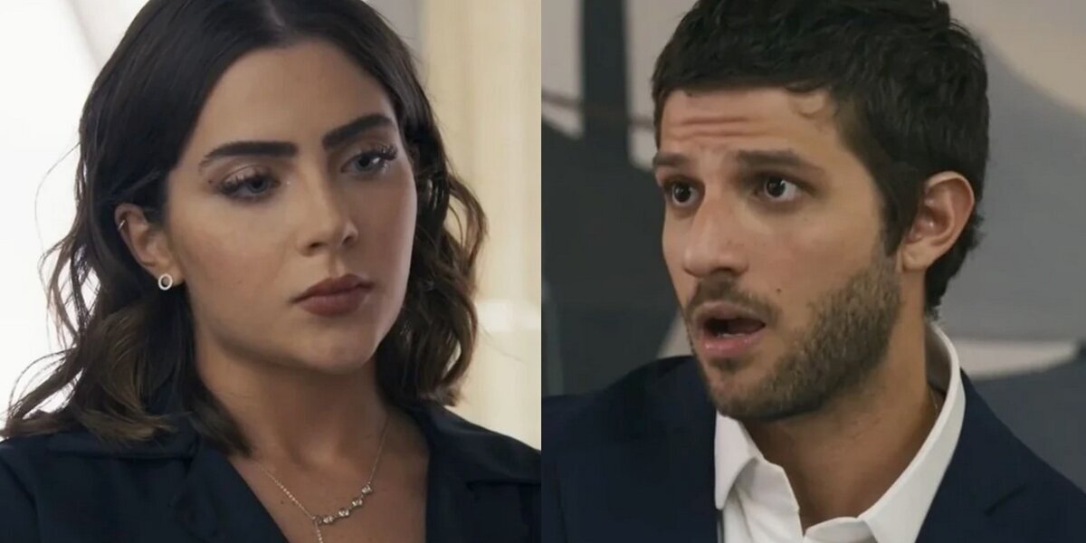 Chiara (Jade Picon) e Ari (Chay Suede) em Travessia (Foto: Reprodução / Globo)