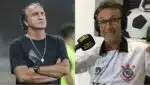 O técnico Cuca e o Craque Neto (Fotos: Reprodução/ Pedro Souza/ Atlético-MG/ YouTube/ Montagem)