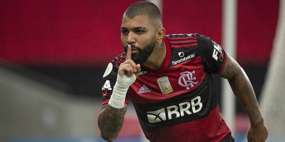 O jogador Gabigol atua pelo Flamengo