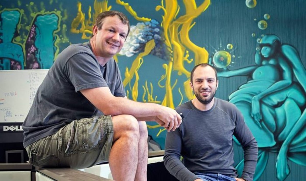 O fundadores do WhatsApp: Jan Koum e Brian Acton