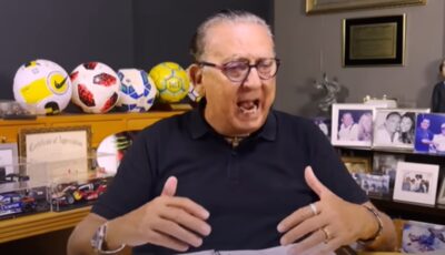 Imagem do post Galvão Bueno não esconde insatisfação com decisão no futebol e lamenta: “Machuca”