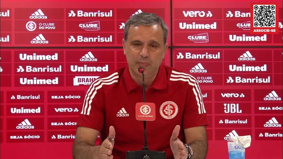 O diretor desportivo do Internacional, Gustavo Grossi