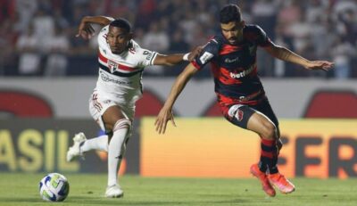 São Paulo e Ituano pela Copa do Brasil (Foto: Reprodução/ Miguel Schincariol/ Ituano FC)