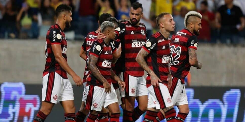 Jogadores do Flamengo (Foto: Reprodução / Internet)