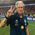 Jorge Jesus quando era treinador do Flamengo