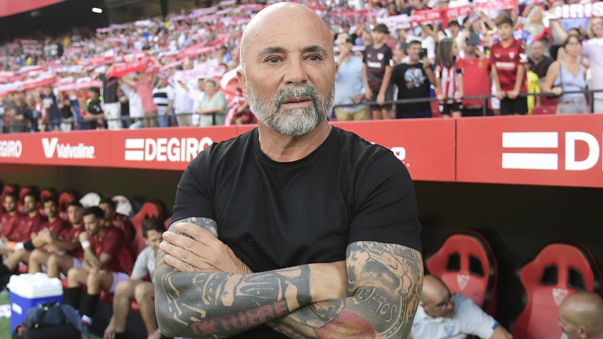 Jorge Sampaoli é técnico do Flamengo