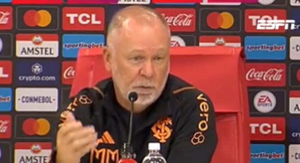Mano Menezes, ex-técnico do Internacional (Imagem Reprodução/ SportsCenter Brasil/ Twitter)