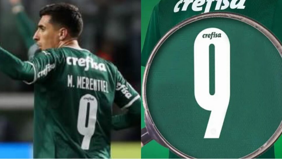 Miguel Mentiel já vestiu a camisa 9 e agora Palmeiras anuncia escolhido