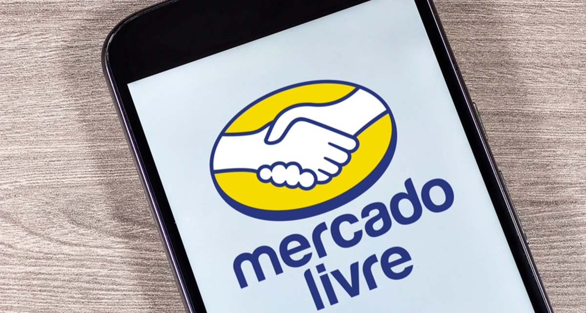 Aplicativo de celular do Mercado Livre 