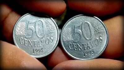 Imagem do post Será que você tem? Essas duas moedas de 50 centavos valem 5 mil reais