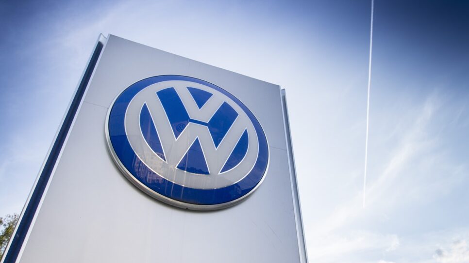 Emblema da montadora alemã Volkswagen